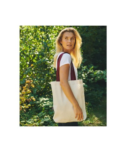 N-O90002-Twill Bag With Contrast Handles
